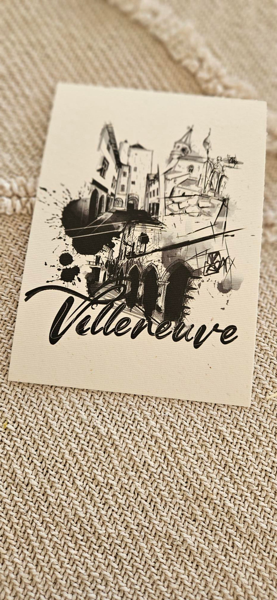 Carte postale 10x15 cm Villeneuve