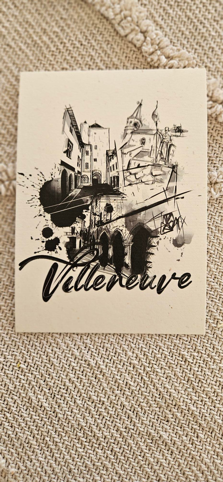 Carte postale 10x15 cm Villeneuve